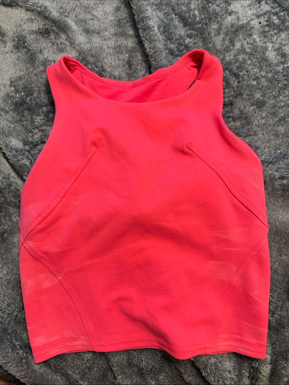Padded hot pink lululemon high neck